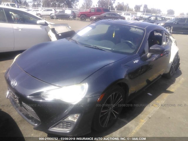 JF1ZNAA18D2727487 - 2013 TOYOTA SCION FR-S ნაცრისფერი ფოტო 2