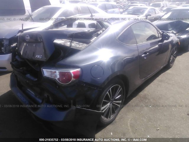 JF1ZNAA18D2727487 - 2013 TOYOTA SCION FR-S ნაცრისფერი ფოტო 4