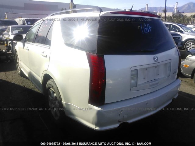 1GYEE637580124595 - 2008 CADILLAC SRX WHITE photo 3