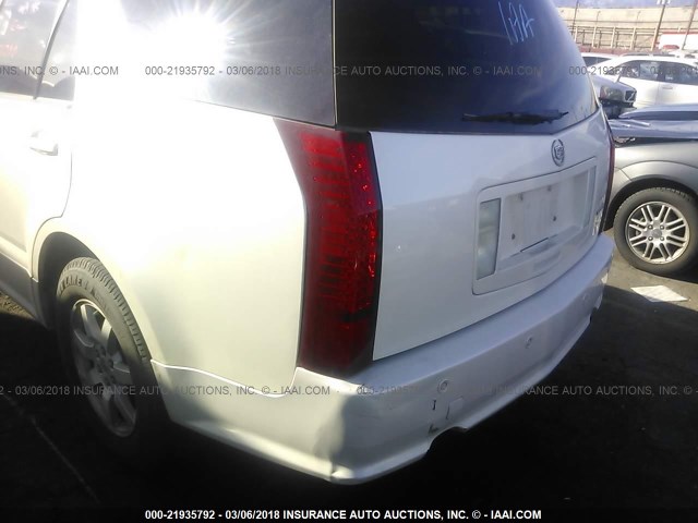 1GYEE637580124595 - 2008 CADILLAC SRX WHITE photo 6