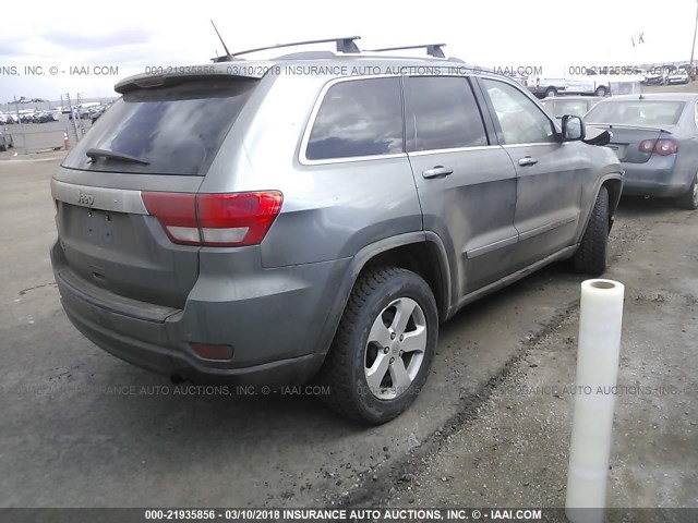 1J4RR4GG5BC714869 - 2011 JEEP GRAND CHEROKEE LAREDO SILVER photo 4