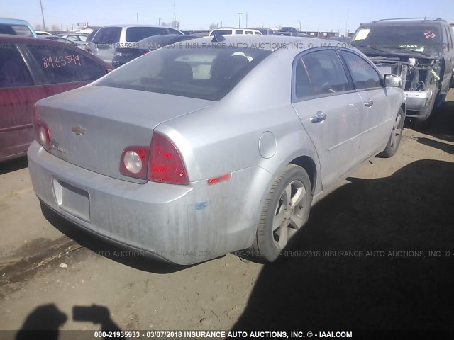 1G1ZC5E02CF297965 - 2012 CHEVROLET MALIBU 1LT 灰色 照片 4