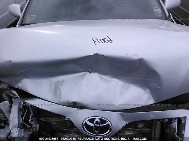4T1BF3EK0AU097077 - 2010 TOYOTA CAMRY SE/LE/XLE SILVER photo 10
