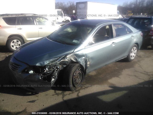 4T1BE46K89U875015 - 2009 TOYOTA CAMRY SE/LE/XLE GREEN photo 2