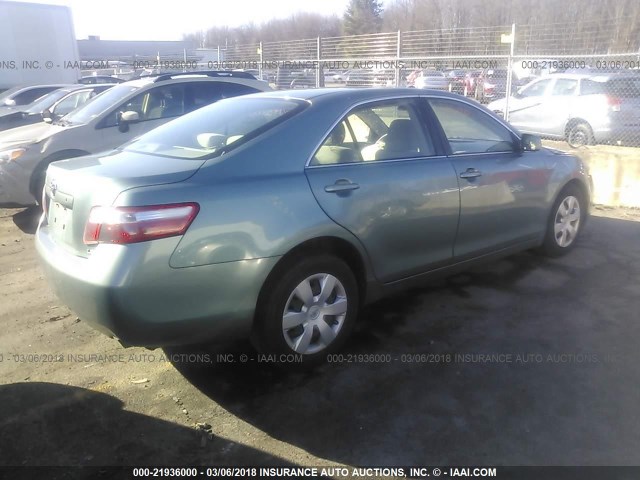 4T1BE46K89U875015 - 2009 TOYOTA CAMRY SE/LE/XLE GREEN photo 4