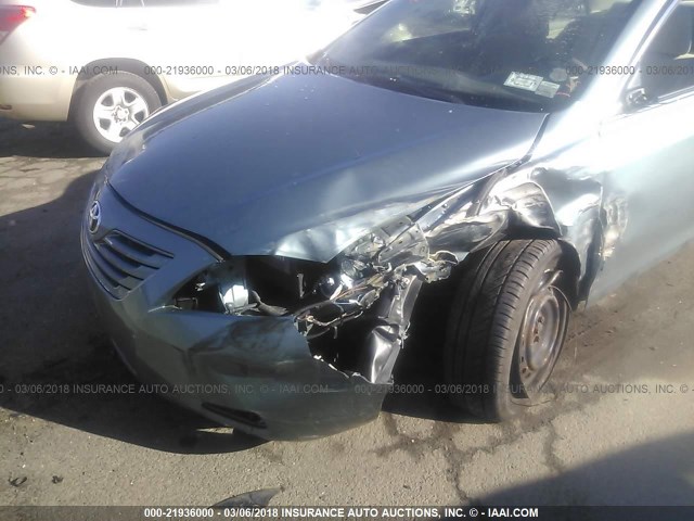 4T1BE46K89U875015 - 2009 TOYOTA CAMRY SE/LE/XLE GREEN photo 6