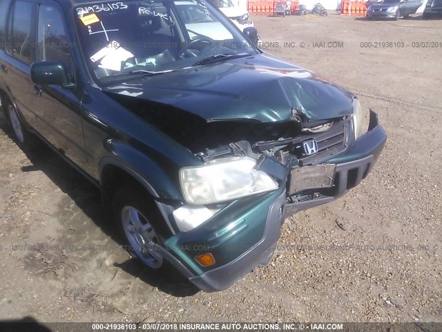 JHLRD187X1S005007 - 2001 HONDA CR-V SE/LE GREEN photo 6