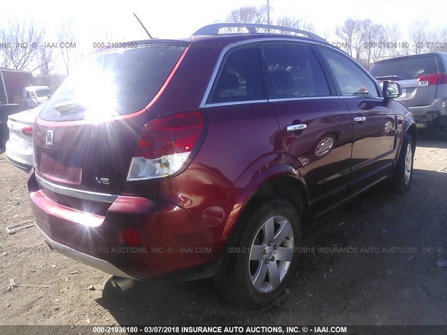 3GSCL53778S700651 - 2008 SATURN VUE XR MAROON photo 4