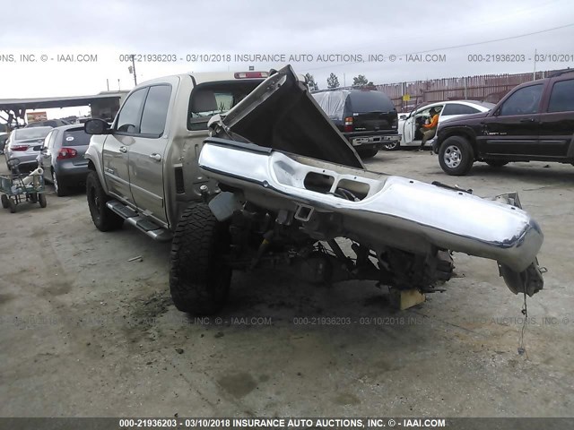 5TBDT44196S514186 - 2006 TOYOTA TUNDRA DOUBLE CAB SR5 GOLD photo 3