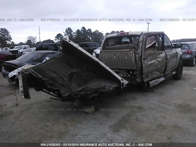 5TBDT44196S514186 - 2006 TOYOTA TUNDRA DOUBLE CAB SR5 GOLD photo 4