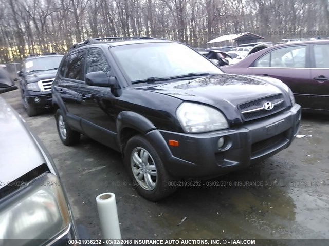 KM8JN12DX6U290661 - 2006 HYUNDAI TUCSON GLS/LIMITED შავი ფოტო 1