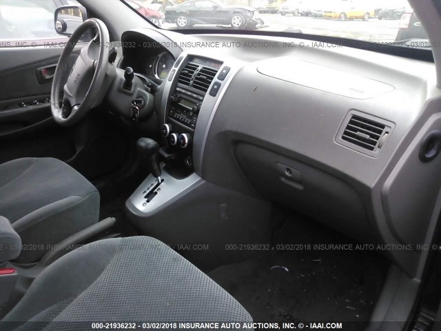 KM8JN12DX6U290661 - 2006 HYUNDAI TUCSON GLS/LIMITED BLACK photo 5