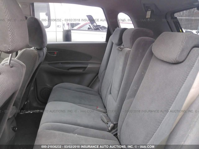 KM8JN12DX6U290661 - 2006 HYUNDAI TUCSON GLS/LIMITED შავი ფოტო 8