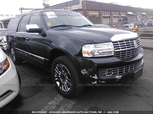 5LMFL27548LJ02161 - 2008 LINCOLN NAVIGATOR L BLACK photo 1