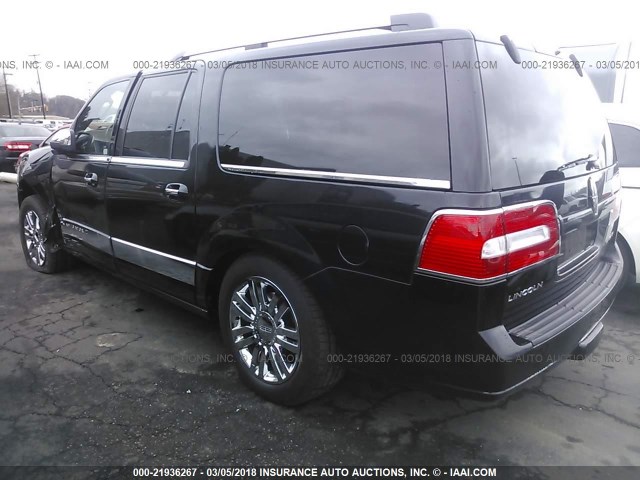 5LMFL27548LJ02161 - 2008 LINCOLN NAVIGATOR L BLACK photo 3