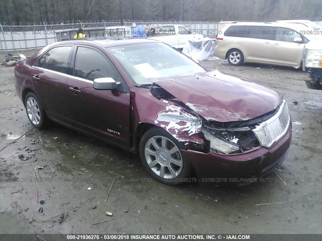 3LNHM26186R633725 - 2006 LINCOLN ZEPHYR BURGUNDY photo 1