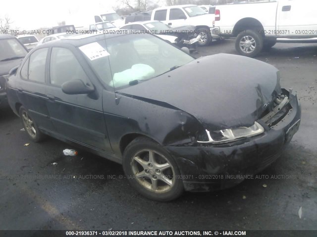 3N1BB51D01L109261 - 2001 NISSAN SENTRA SE BLACK photo 1