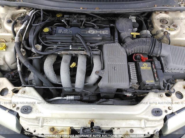 1B3EJ46X9WN237775 - 1998 DODGE STRATUS GOLD photo 10