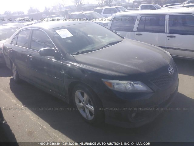 4T1BF3EK2AU089174 - 2010 TOYOTA CAMRY SE/LE/XLE BLACK photo 1