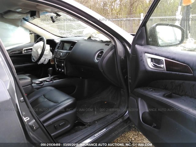 5N1AR2MN7DC689448 - 2013 NISSAN PATHFINDER S/SV/SL/PLATINUM 蓝色 照片 5