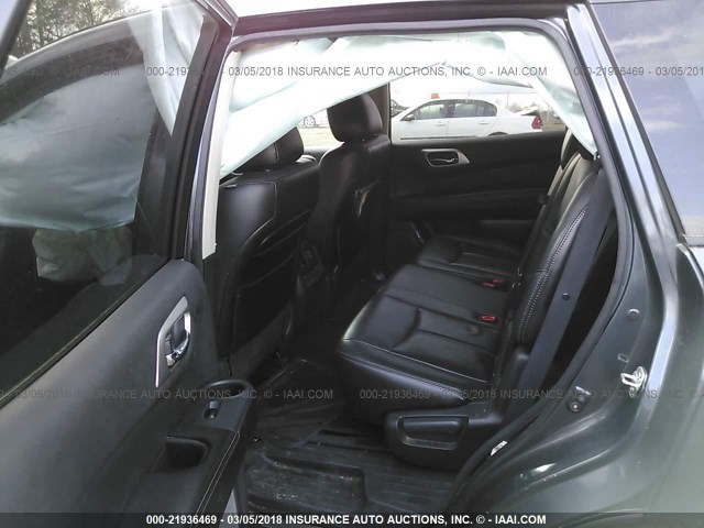 5N1AR2MN7DC689448 - 2013 NISSAN PATHFINDER S/SV/SL/PLATINUM 蓝色 照片 8