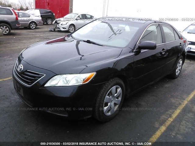 4T1BE46K07U121944 - 2007 TOYOTA CAMRY NEW GENERAT CE/LE/XLE/SE BLACK photo 2