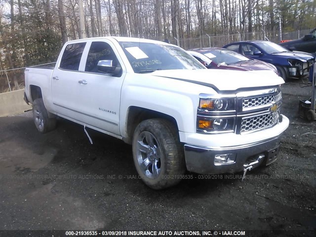 3GCUKSEC0FG524876 - 2015 CHEVROLET SILVERADO K1500 LTZ WHITE photo 1