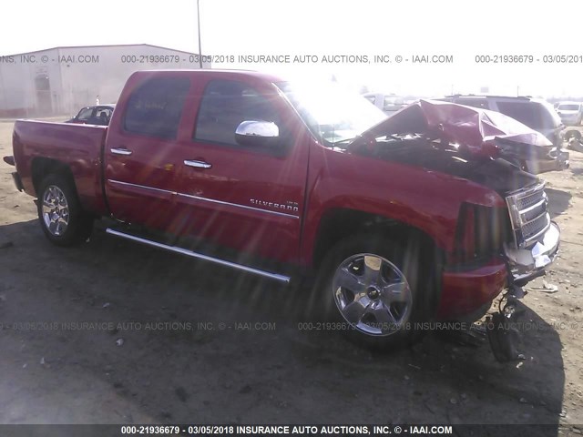 3GCPCSE05BG232408 - 2011 CHEVROLET SILVERADO C1500 LT RED photo 1