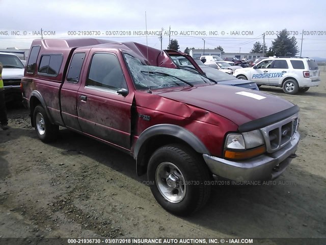 1FTZR15V5XPB68838 - 1999 FORD RANGER SUPER CAB RED photo 1