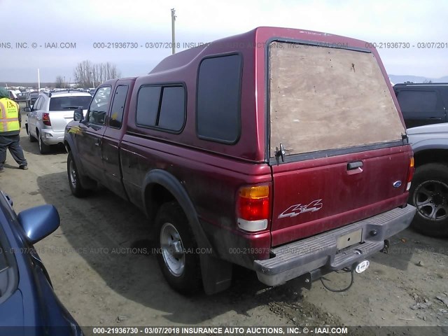 1FTZR15V5XPB68838 - 1999 FORD RANGER SUPER CAB RED photo 3