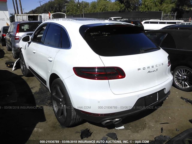 WP1AB2A5XJLB31309 - 2018 PORSCHE MACAN S WHITE photo 3