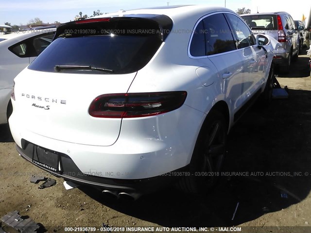 WP1AB2A5XJLB31309 - 2018 PORSCHE MACAN S WHITE photo 4