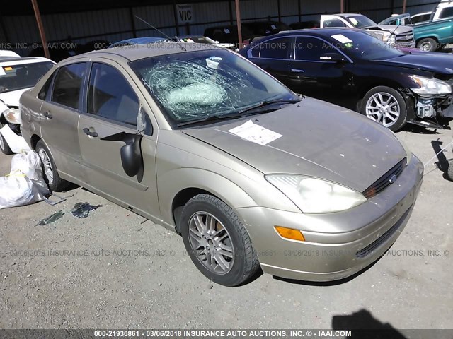 1FAFP3831YW352010 - 2000 FORD FOCUS ZTS GOLD photo 1