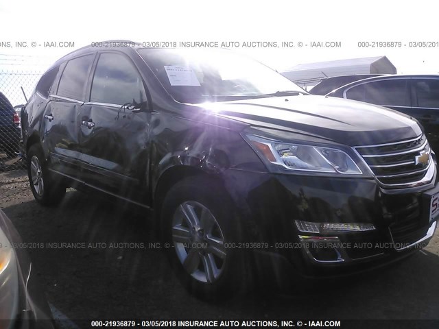 1GNKRGKD6DJ267755 - 2013 CHEVROLET TRAVERSE LT BLACK photo 1