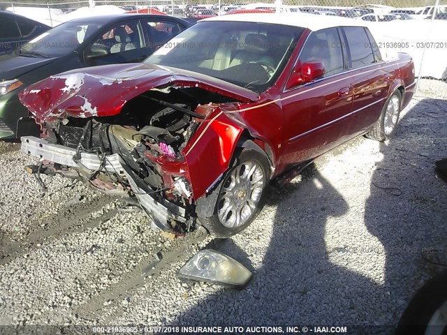 1G6KD57Y38U171029 - 2008 CADILLAC DTS RED photo 2