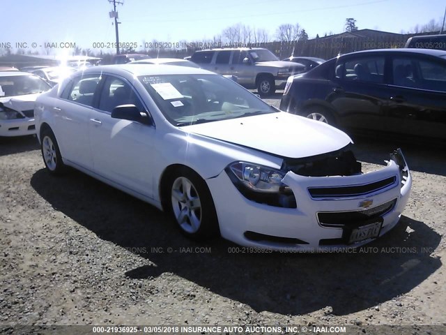 1G1ZA5EU9BF273539 - 2011 CHEVROLET MALIBU LS 白色 照片 1