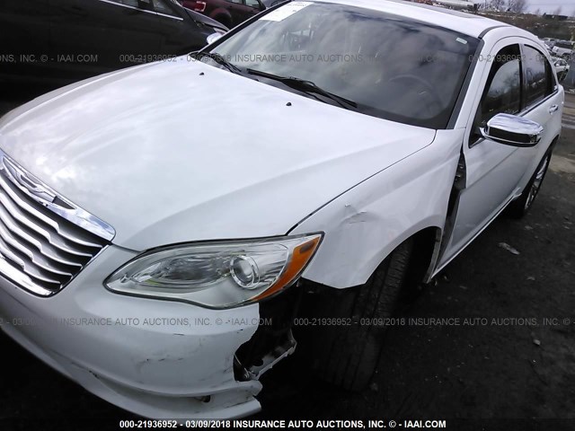 1C3BC2FG4BN582520 - 2011 CHRYSLER 200 LIMITED WHITE photo 2