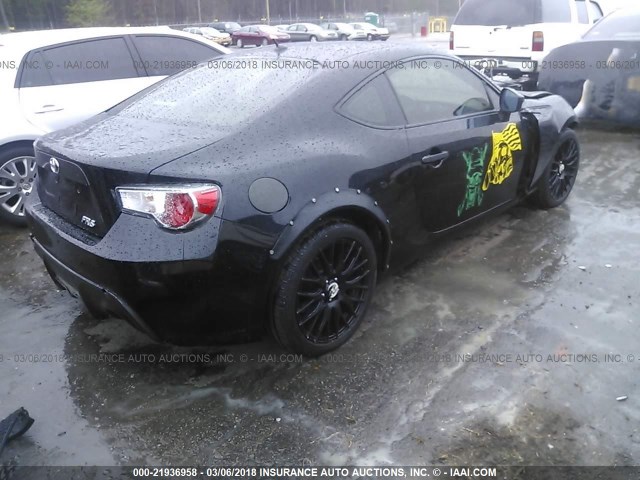JF1ZNAA18D2706879 - 2013 TOYOTA SCION FR-S შავი ფოტო 4
