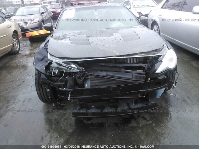 JF1ZNAA18D2706879 - 2013 TOYOTA SCION FR-S შავი ფოტო 6