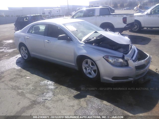 1G1ZA5E13BF330906 - 2011 CHEVROLET MALIBU LS 银色 照片 1