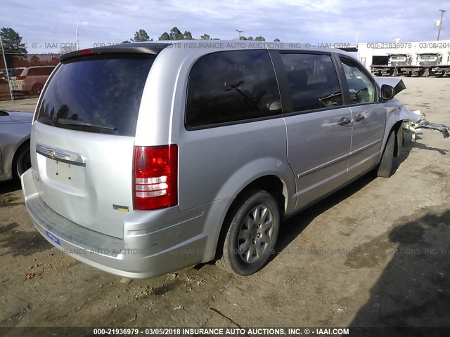 2A8HR44H58R816776 - 2008 CHRYSLER TOWN & COUNTRY LX SILVER photo 4