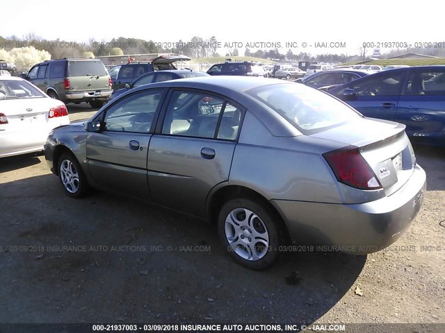 1G8AJ52F35Z156255 - 2005 SATURN ION LEVEL 2 GRAY photo 3