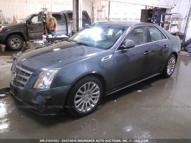 1G6DJ5EV0A0145169 - 2010 CADILLAC CTS PERFORMANCE COLLECTION GRAY photo 2