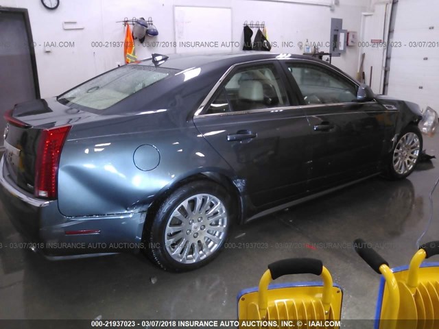 1G6DJ5EV0A0145169 - 2010 CADILLAC CTS PERFORMANCE COLLECTION GRAY photo 4