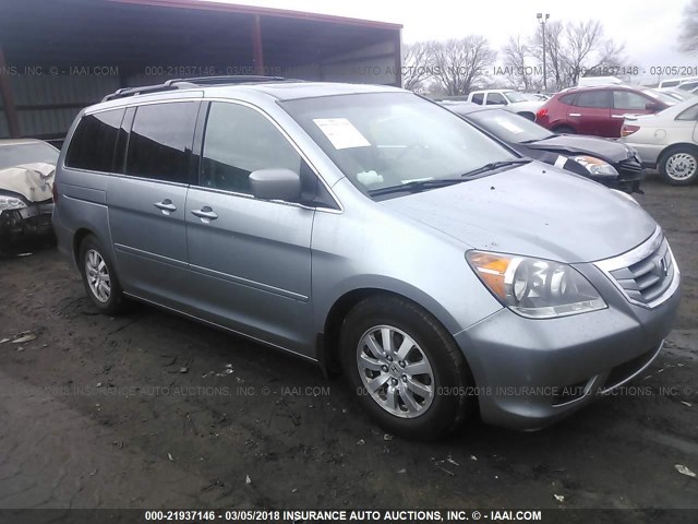 5FNRL38798B011903 - 2008 HONDA ODYSSEY EXL ლურჯი ფოტო 1