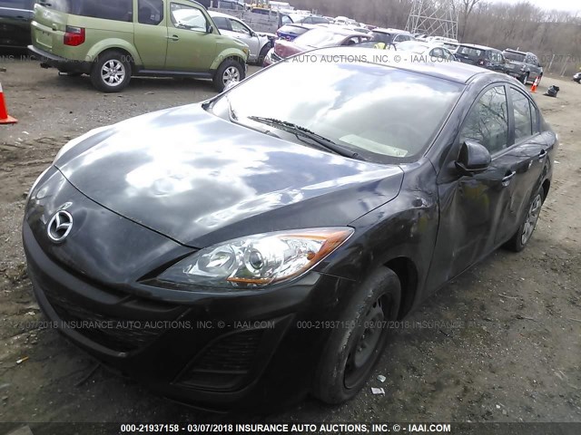 JM1BL1UF2B1468491 - 2011 MAZDA 3 I BLACK photo 2