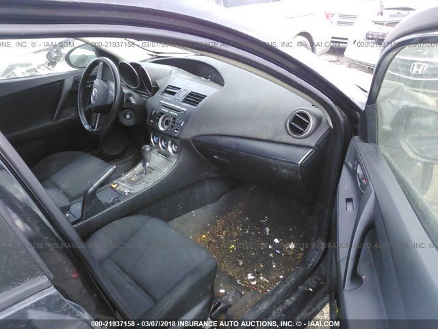 JM1BL1UF2B1468491 - 2011 MAZDA 3 I BLACK photo 5