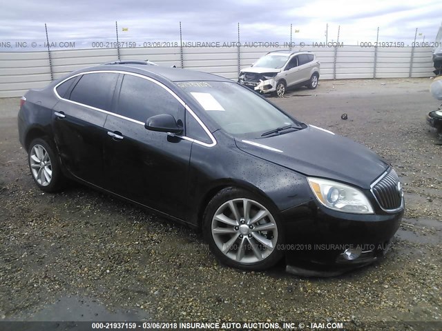 1G4PP5SK3C4170593 - 2012 BUICK VERANO BLACK photo 1