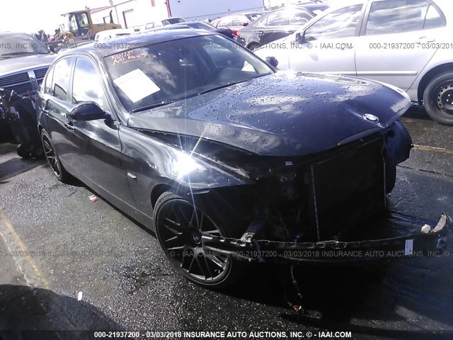 WBAVC53577FZ70126 - 2007 BMW 328 I SULEV BLACK photo 1