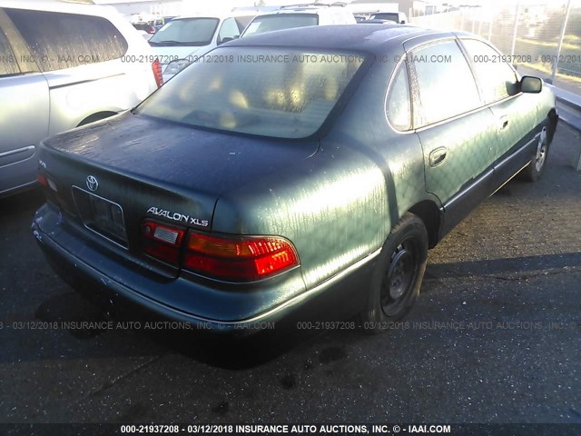 4T1BF18B2WU289463 - 1998 TOYOTA AVALON XL/XLS GREEN photo 4